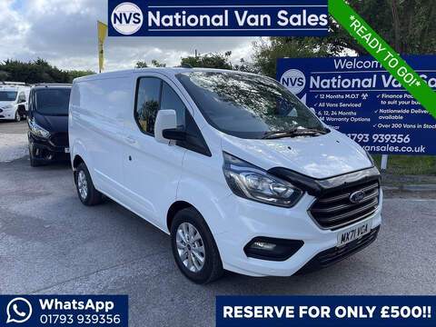 Ford Transit Custom 2.0 350 EcoBlue Leader FWD L2 H3 Euro 6 (s/s) 5dr 2.0 5dr Panel Van Manual Diesel