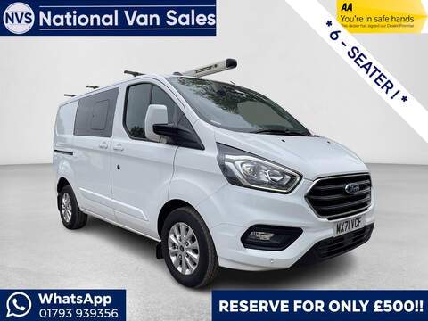 Ford Transit Custom Fiesta Van Car Derived Van 1 Manual Diesel