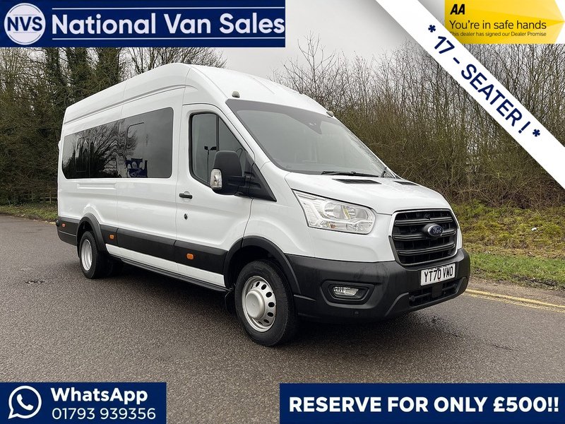 Ford Transit 2.0 460 EcoBlue Leader RWD L4 H3 Euro 6 (s/s) 5dr (17 Seat, DRW) - U392
