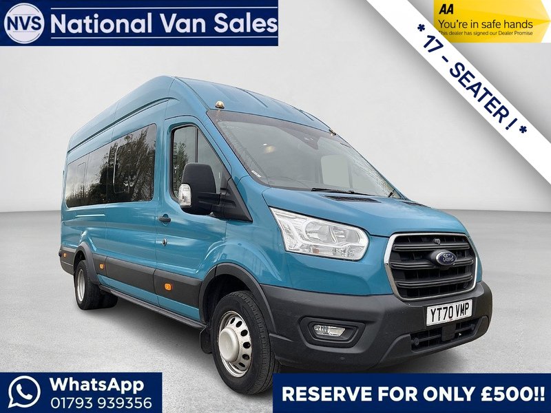 Ford Transit 2.0 460 EcoBlue Leader RWD L4 H3 Euro 6 (s/s) 5dr (17 Seat, DRW) - U401