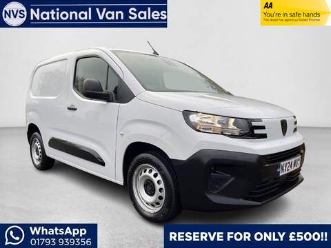 Peugeot Partner Transporter Startline Panel Van 1 Manual Diesel