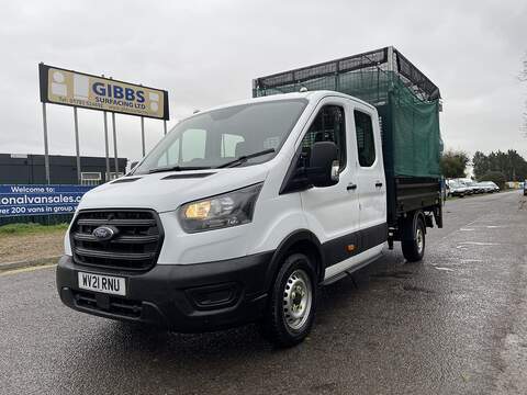 Ford Transit 130ps 350 L3  Double Cab RWD Tipper RWD 2.0 4dr Tipper Manual Diesel - U463