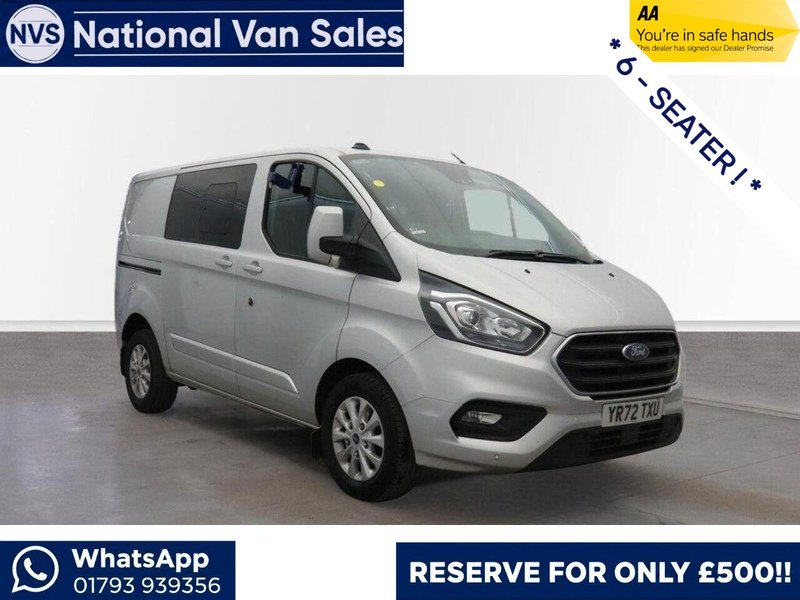 Ford Transit Custom 2.0 320 EcoBlue Limited Crew Van Auto L1 H1 Euro 6 5dr - U611