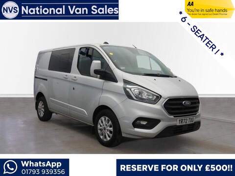 Ford Transit Custom 2.0 320 EcoBlue Limited Crew Van Auto L1 H1 Euro 6 5dr - U611