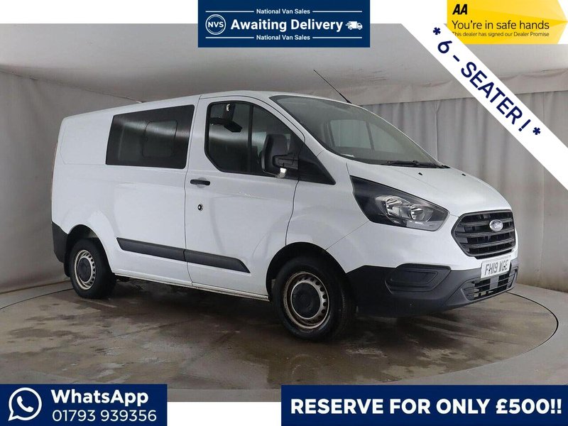 Ford Transit Custom 2.0 300 EcoBlue Crew Van L1 H1 Euro 6 5dr (6 Seat) - U620
