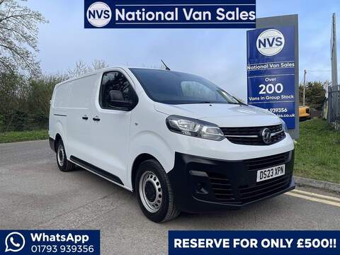 Vauxhall Vivaro 1.6 CDTi 2900 Sportive Panel Van 5dr Diesel Manual L2 H1 Euro 6 (120 ps)