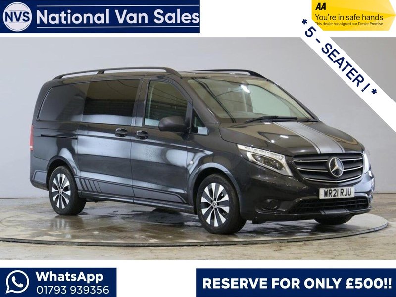 Mercedes-Benz Vito 2.0 119 CDI Sport Crew Van G-Tronic RWD L2 Euro 6 (s/s) 5dr (LWB) - U658