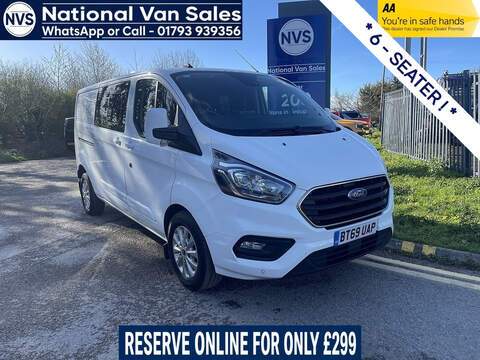 Ford Transit Custom Fiesta Van Car Derived Van 1 Manual Diesel
