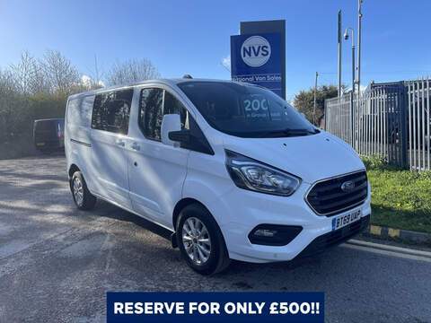 Ford Transit Custom 2.0 320 EcoBlue Limited Crew Van L2 H1 Euro 6 (s/s) 5dr (6 Seat) - U751