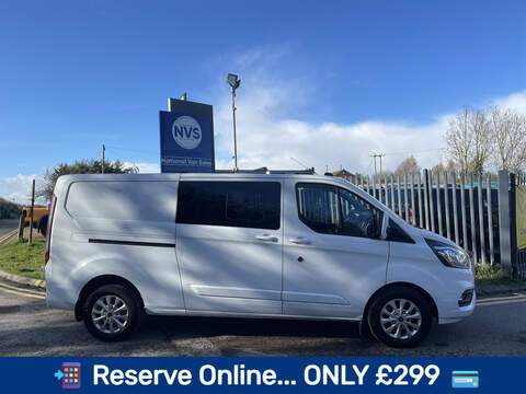 Ford Transit Custom 2.0 320 EcoBlue Limited Crew Van L2 H1 Euro 6 (s/s) 5dr (6 Seat) - U751