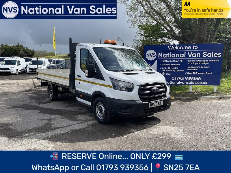 Ford Transit 2.0 350 EcoBlue Leader Dropside 2dr Diesel Manual L4 Euro 6 (s/s) (130 ps) - U781