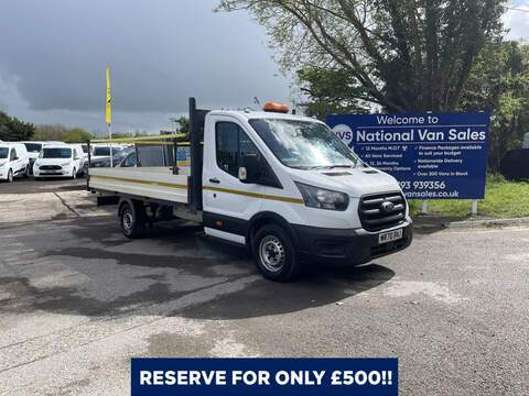 Ford Transit 2.0 350 EcoBlue Leader Dropside 2dr Diesel Manual L4 Euro 6 (s/s) (130 ps) - U781