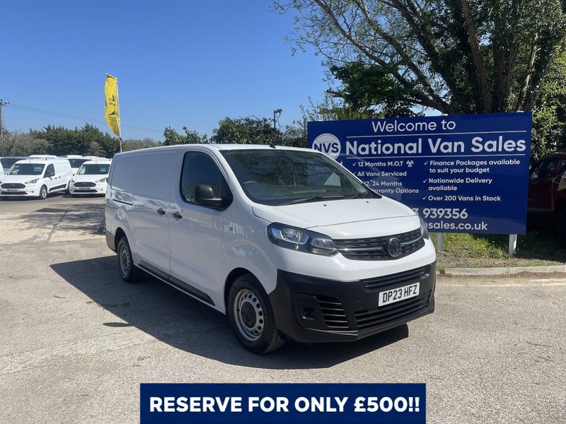 Vauxhall Vivaro 1.5 Turbo D 2900 Prime Panel Van 6dr Diesel Manual L2 H1 Euro 6 (s/s) (100 ps) - U798