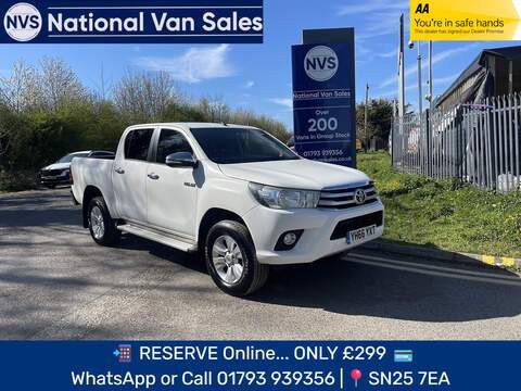 Toyota Hilux 2.4 D-4D Icon 4WD Euro 6 4dr (3.5t) - U800