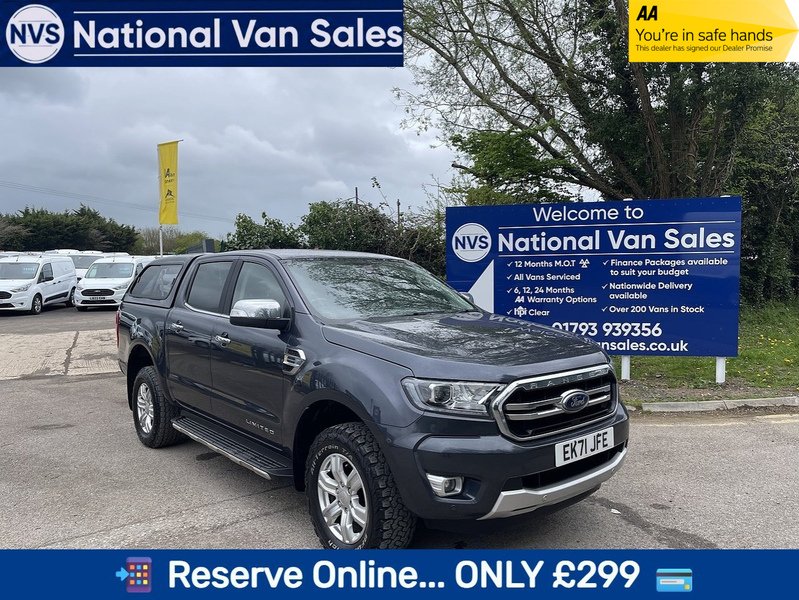 Ford Ranger 2.0 EcoBlue Limited Auto 4WD Euro 6 (s/s) 4dr - U802