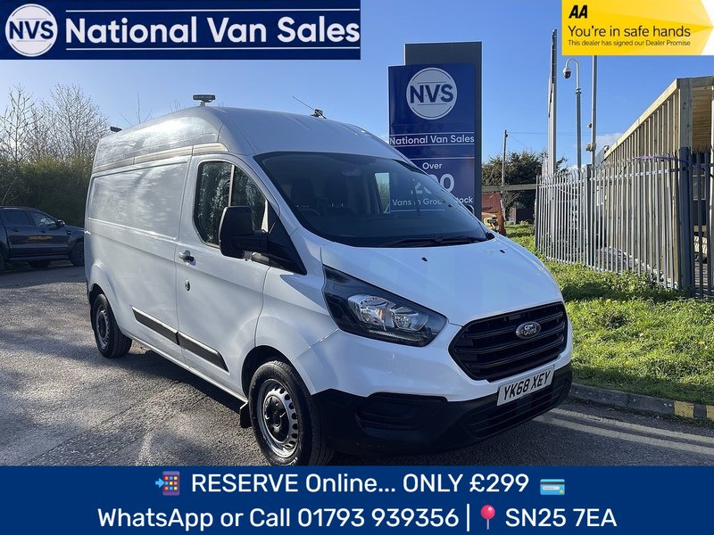 Ford Transit Custom 2.0 320 EcoBlue Panel Van 5dr Diesel Manual L2 H2 Euro 6 (130 ps) - U824