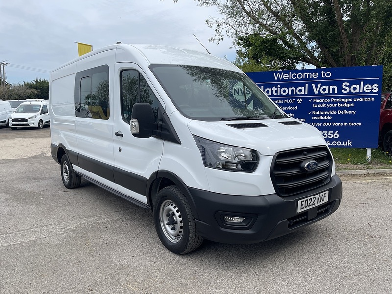 Ford Transit 2.0 350 EcoBlue Leader Crew Van Double Cab 6dr Diesel Manual RWD L3 H2 Euro 6 (s/s) (130 ps) - U845