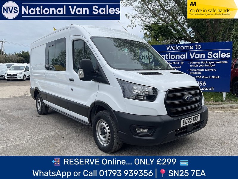 Ford Transit 2.0 350 EcoBlue Leader Crew Van Double Cab 6dr Diesel Manual RWD L3 H2 Euro 6 (s/s) (130 ps) - U845