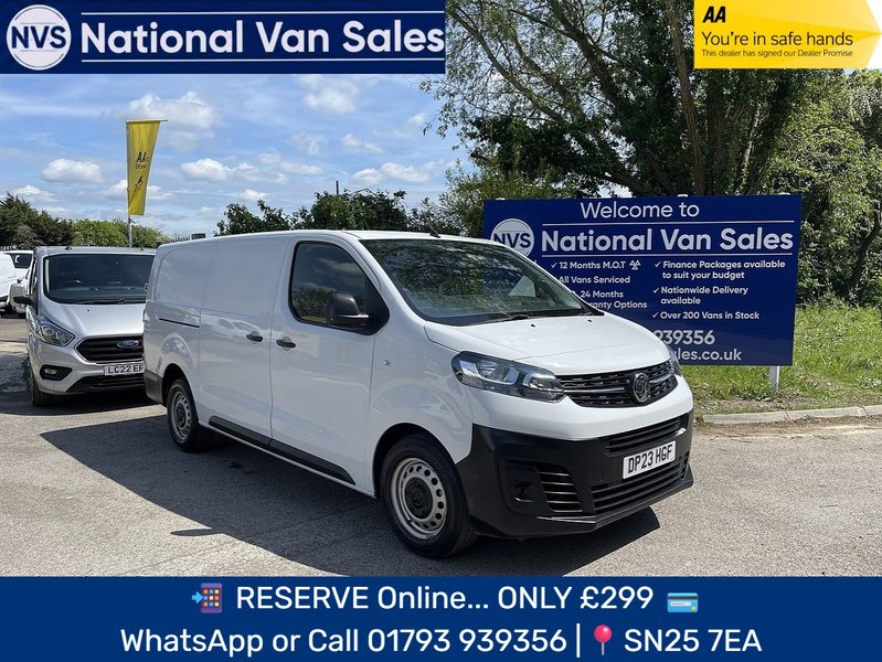 Vauxhall Vivaro 1.5 Turbo D 2900 Prime Panel Van 6dr Diesel Manual L2 H1 Euro 6 (s/s) (100 ps) - U846