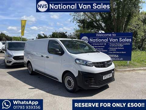 Vauxhall Vivaro 1.6 CDTi 2900 Sportive Panel Van 5dr Diesel Manual L2 H1 Euro 6 (120 ps)