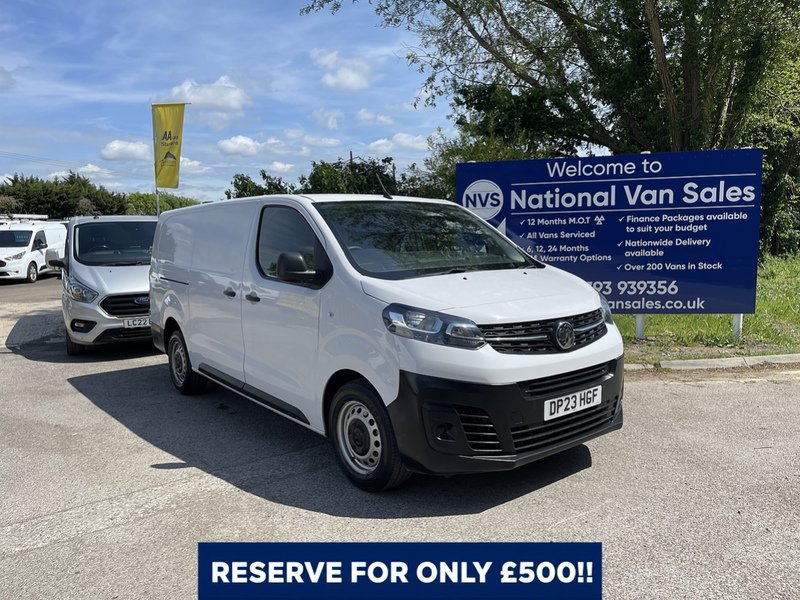 Vauxhall Vivaro 1.5 Turbo D 2900 Prime Panel Van 6dr Diesel Manual L2 H1 Euro 6 (s/s) (100 ps) - U846