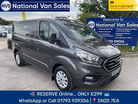 Ford Transit Custom Vivaro Electric Dynamic Panel Van Automatic Electric