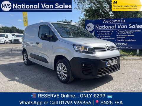 Citroen Berlingo 1.5 BlueHDi 1000 Enterprise M Pro SWB Euro 6 (s/s) 5dr - U876