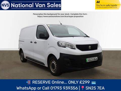 Peugeot e-Expert Vivaro Electric Dynamic Panel Van Automatic Electric
