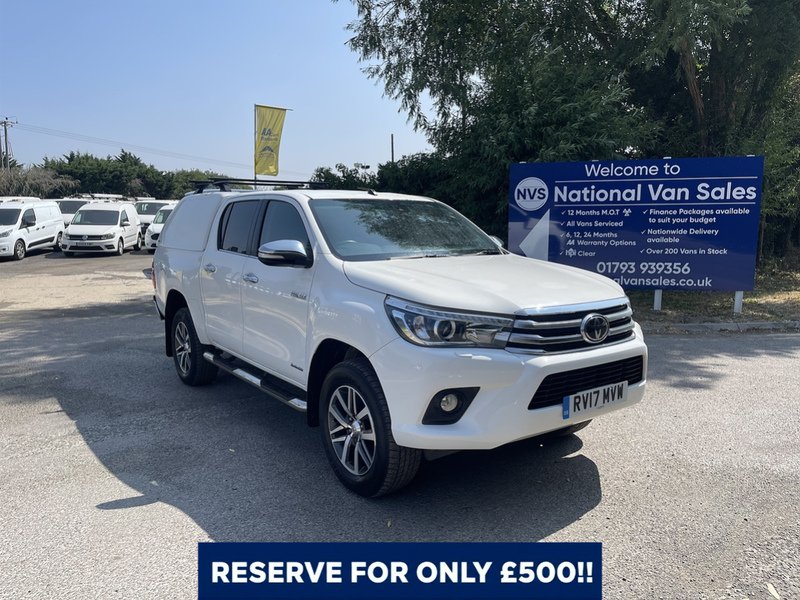 Toyota Hilux 2.4 D-4D Invincible 4WD Euro 6 4dr (TSS, 3.5t) - U987