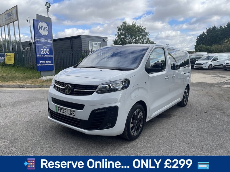 Vauxhall Vivaro Life Electric 50kWh Ultimate Auto MWB 5dr (8 Seat, 11kW Charger) - U989