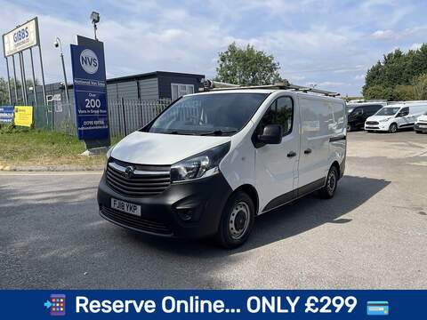 Vauxhall Vivaro 1.6 CDTi 2900 L1 H1 Euro 6 (s/s) 5dr - U995
