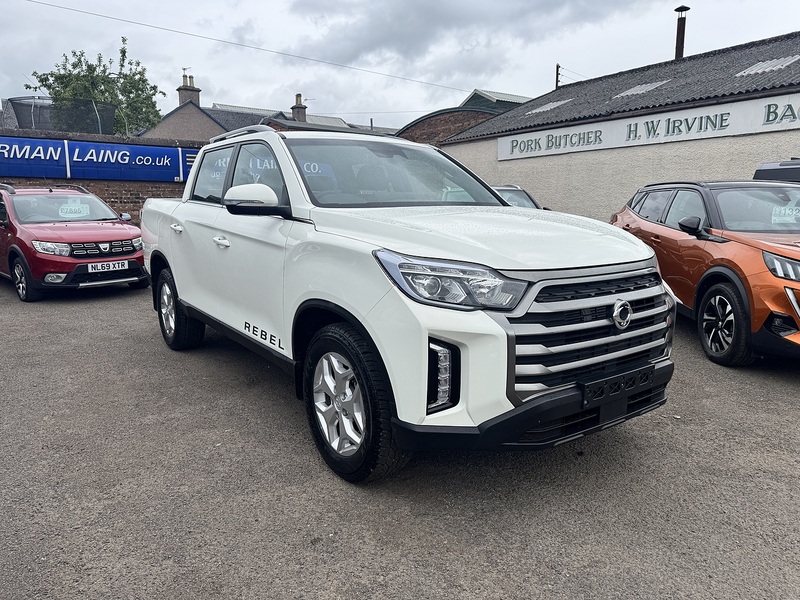 KGM Musso 2.2D Rebel Pickup Double Cab 4dr Diesel Manual 4WD Euro 6 (202 ps) - U223