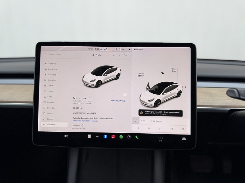 Tesla Model 3 (Dual Motor) Long Range Saloon 4dr Electric Auto 4WDE (346 ps) - U113