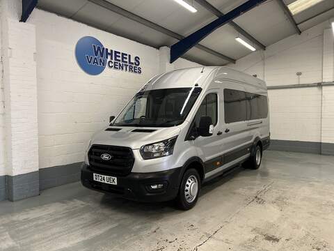 Ford Transit 2.0 460 EcoBlue Trend Minibus Double Cab 5dr Diesel Auto RWD L4 H3 Euro 6 (s/s) (17 Seat, DRW) (165 ps)