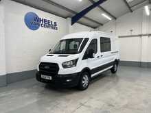 Ford Transit 2.0 350 EcoBlue Trend Crew Van Double Cab 5dr Diesel Manual L3 H2 Euro 6 (s/s) (130 ps) - U1693