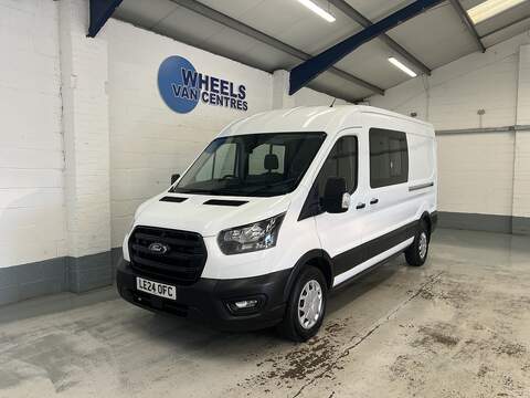 Ford Transit 2.0 350 EcoBlue Trend Crew Van Double Cab 5dr Diesel Manual L3 H2 Euro 6 (s/s) (130 ps)