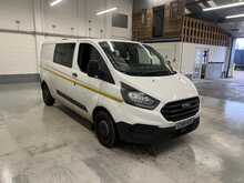 Ford Transit Custom 2.0 300 EcoBlue Crew Van Double Cab 5dr Diesel Manual L2 H1 Euro 6 (6 Seat) (130 ps) - U2158