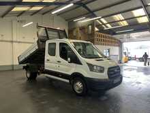Ford Transit 2.0 350 EcoBlue Leader Tipper Double Cab 4dr Diesel Manual RWD L3 Euro 6 (s/s) (130 ps) 2.0 4dr - U2210