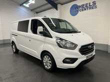 Ford Transit Custom 2.0 320 EcoBlue Limited Crew Van Double Cab 5dr Diesel Manual L2 H1 Euro 6 (s/s) (130 ps) - U2337