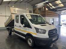 Ford Transit 2.0 350 EcoBlue Leader Tipper Double Cab 4dr Diesel Manual FWD L3 Euro 6 (s/s)  (130 - U2473