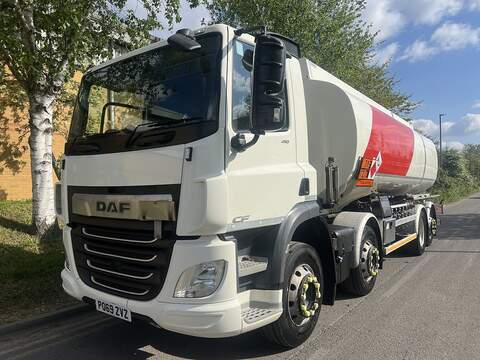 DAF CF 410 ADR FUEL TANKER 8X2 REARLIFT AND STEER 12.9 12.9 2dr Tanker Manual Diesel