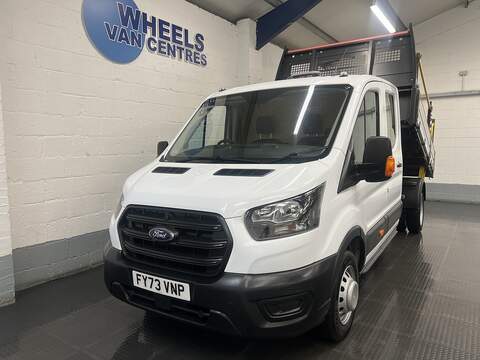 Ford Transit 2.0 350 EcoBlue Leader Chassis Double Cab 4dr Diesel Manual RWD L3 Euro 6 (s/s) (130 ps) 2.0 4dr Tipper Manual Diesel