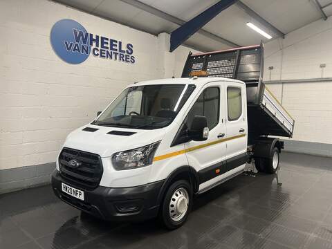 Ford Transit 2.0 350 EcoBlue Leader Chassis Double Cab 4dr Diesel Manual RWD L3 Euro 6 (s/s) (130 ps) 2.0 4dr Tipper Manual Diesel
