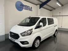 Ford Transit Custom 2.0 320 EcoBlue Limited Crew Van Double Cab 5dr Diesel Manual L2 H1 Euro 6 (s/s) (130 ps) - U2655