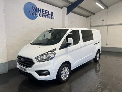 Ford Transit Custom 2.0 350 EcoBlue Leader Crew Van Double Cab 6dr Diesel Manual FWD L3 H2 Euro 6 (s/s) (130 ps)