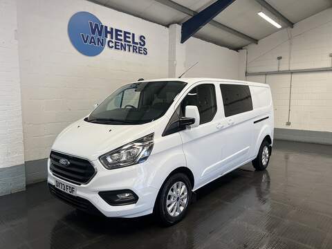 Ford Transit Custom 2.0 350 EcoBlue Leader Crew Van Double Cab 6dr Diesel Manual FWD L3 H2 Euro 6 (s/s) (130 ps)