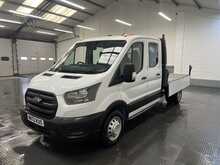 Ford Transit 2.0 350 EcoBlue Leader Double Cab Tipper 4dr Diesel Manual RWD L3 Euro 6 (s/s) (130 ps) - U3127