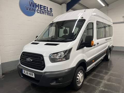 Ford Transit 2.0 460 EcoBlue Leader Minibus Double Cab 5dr Diesel Manual RWD L4 H3 Euro 6 (s/s) (17 Seat, DRW) (130 ps)