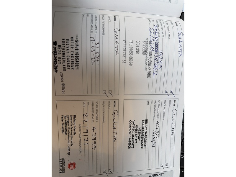 Alfa Romeo Giulietta 1.4 TB MultiAir Super TCT Euro 6 (s/s) 5dr - U112