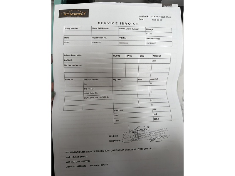 SEAT Ibiza 1.4 TSI Cupra Sport Coupe DSG Euro 5 3dr - U126